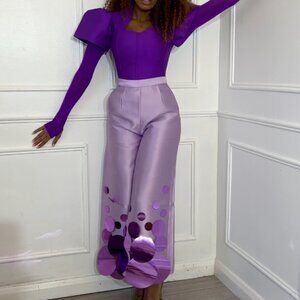 Imad Eduso Adunni Lilac Set Top (UK 10/US 6) and Pants (UK12/US 8)